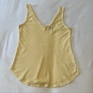 VS PINK yellow tank top